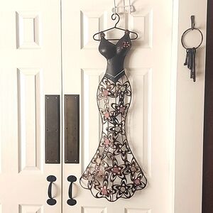 Curvy Metal Decor Dress with Bling on a Hanger. Size: OS